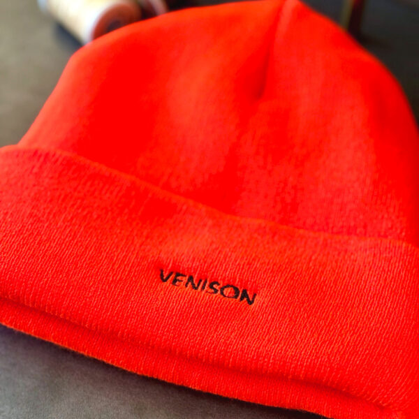 Venison Orange Hunting Beanie