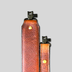 Rust Bison Leather Gun Strap