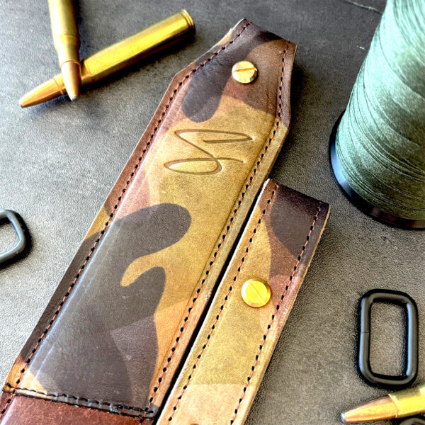 Camo with Brown Accent Rifle Sling