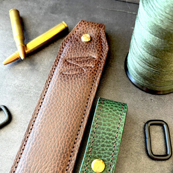 Green and Brown Rifle Sling